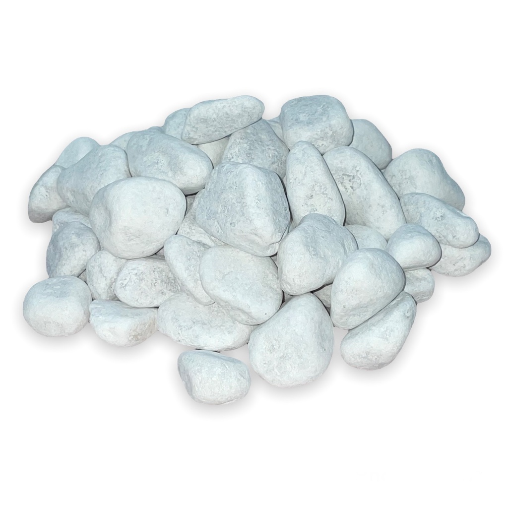 [ALBED-0022] Carrara Pebbles White per 5kg