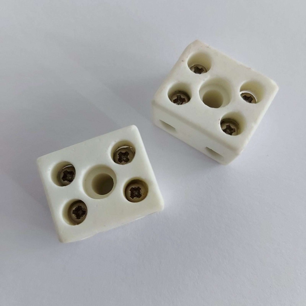 [KLEMLUS-0007] Ceramic heat-resistant clamp, per 2 pieces