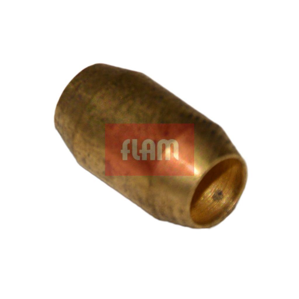 [ALGAS519-0001] Conische Ring Waakvlamaansl.Gasblok Cu M10x1-4mm