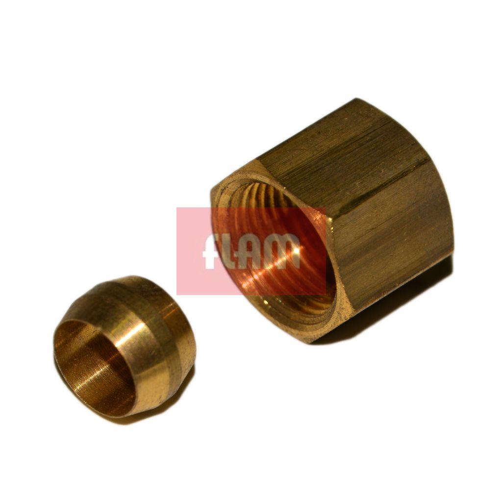 [ALGAS530-0001] Moer en cone M8 vr.gasblok