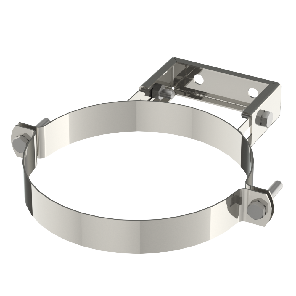 RVS Muurbeugel 200mm.