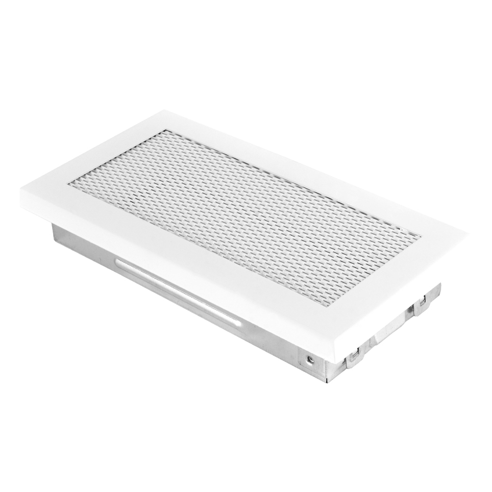 [HW100200PW] Ventilatierooster 100 x 200 mm. Wit