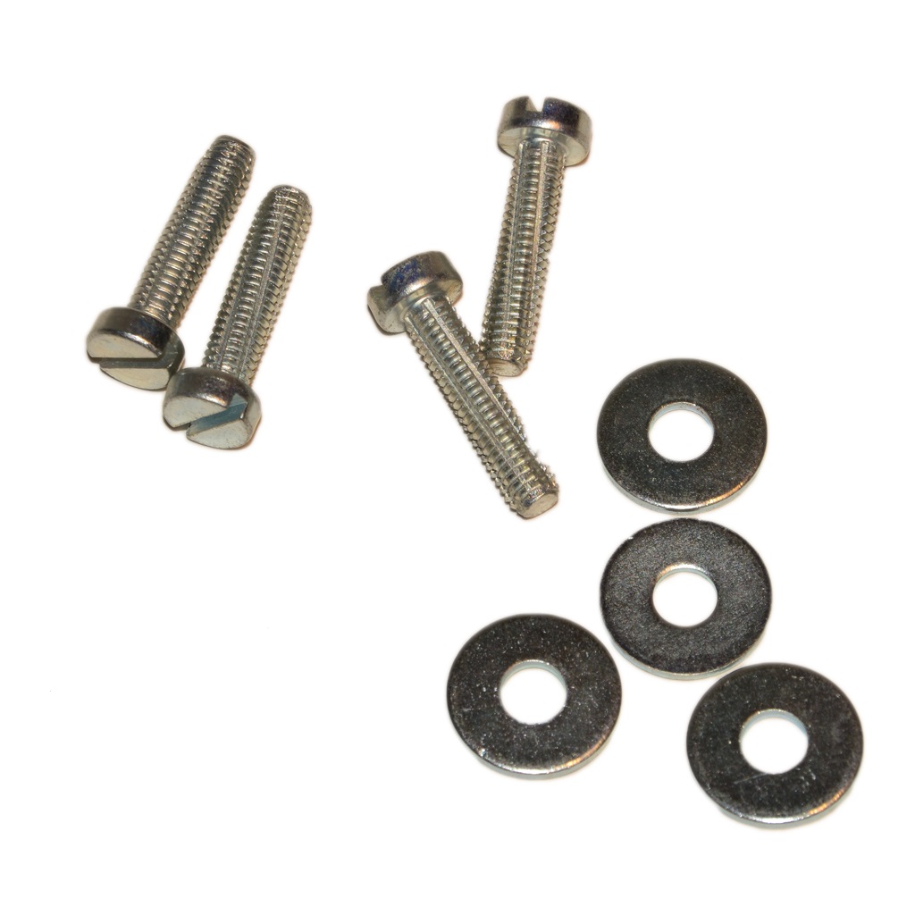 Sleufbouten met sluitringen (4 stuks)